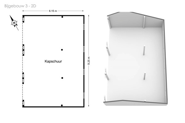 Floorplan - Sigerswâld 15, 9263 TW Garyp